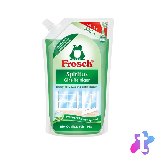Ablaktisztító utántöltő 950 ml Frosch Spiritus