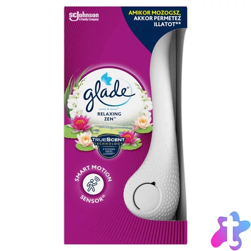 Légfrissítő készülék + utántöltő 18 ml Glade® Sense&Spray Relaxing Zen/Japán kert
