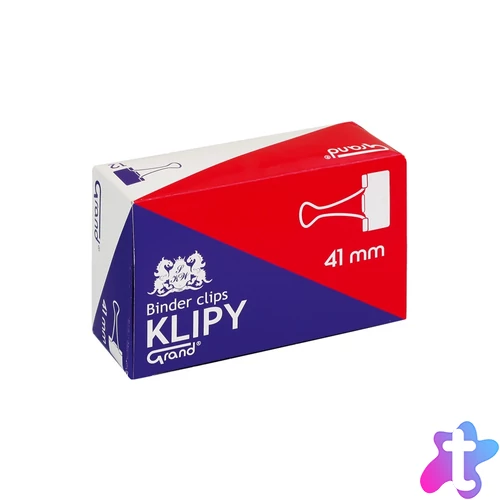 Binderkapocs 41mm, 12 db/doboz, Grand