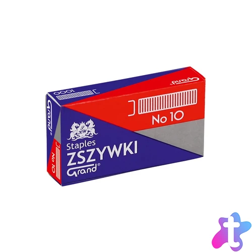 Tűzőkapocs NO.10 1000 db/doboz, GRAND