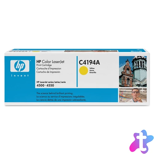 Hp C4194A toner yellow ORIGINAL leértékelt