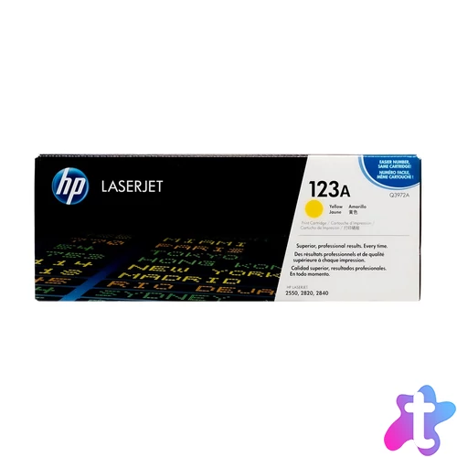Hp Q3972A toner yellow ORIGINAL leértékelt (123A)