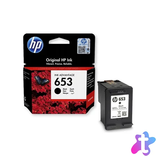 Hp 653/3YM75AE tintapatron black ORIGINAL