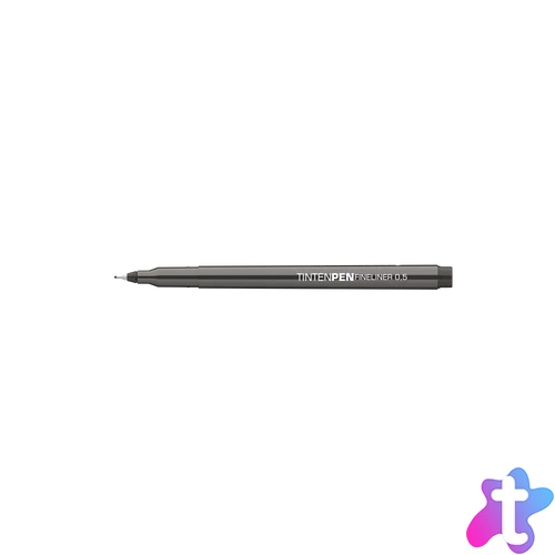 Rostirón, tűfilc vízbázisú, 0,5mm, kerek test, Tinten Pen Ico fekete