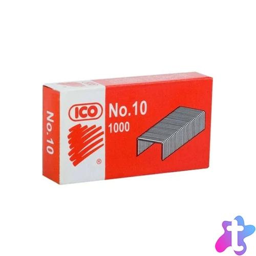 Tűzőkapocs NO.10 piros dobozos Ico