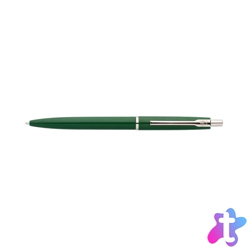 Golyóstoll nyomógombos 0,8mm, műanyag zöld test Blanka K, írásszín zöld