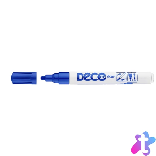 Lakkmarker, decomarker 2-4mm, kerek Ico kék