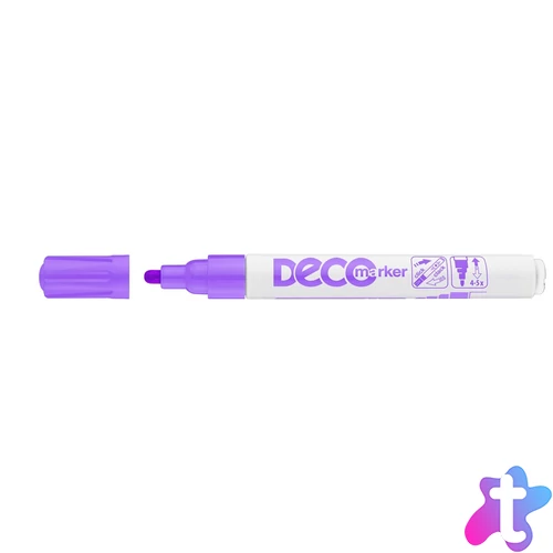 Lakkmarker, decomarker 2-4mm, kerek Ico lila