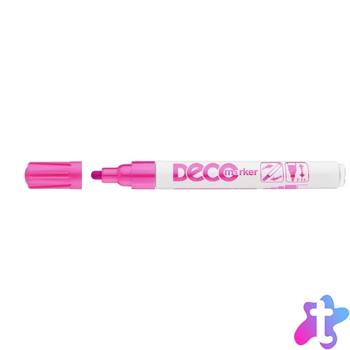 Lakkmarker, decomarker 2-4mm, kerek Ico rózsaszín
