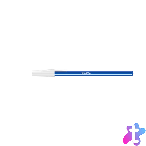 Golyóstoll 0,7mm, kupakos, Ico Signetta, írásszín kék