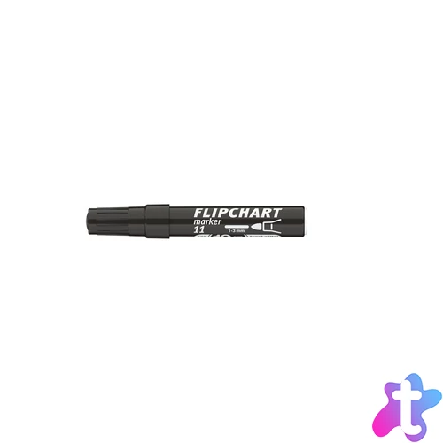 Flipchart marker vízbázisú 3mm, kerek Artip 11 fekete