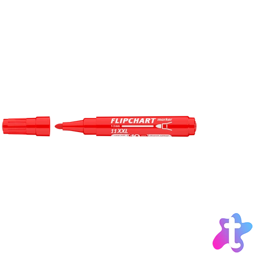 Flipchart marker vízbázisú 3mm, kerek Artip 11XXL piros