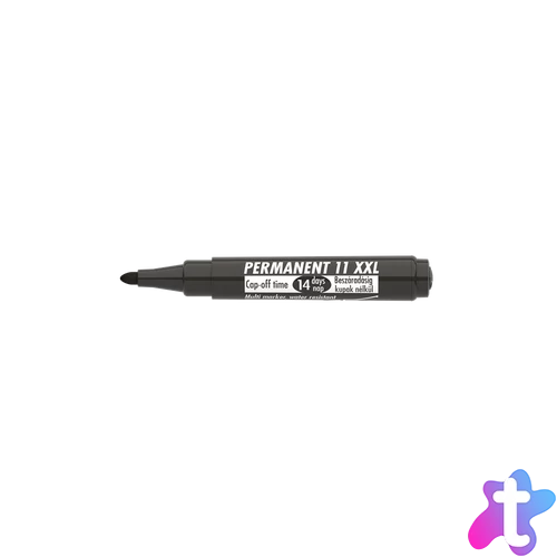 Alkoholos marker 3mm, kerek Ico 11XXL fekete