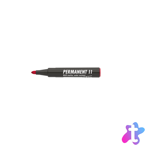 Alkoholos marker 3mm, kerek Ico 11 piros