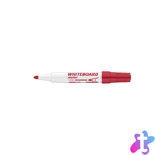 Táblamarker 3mm, kerek Ico 11 piros