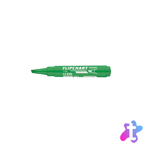 Flipchart marker vízbázisú 1-4mm, vágott Artip 12XXL zöld
