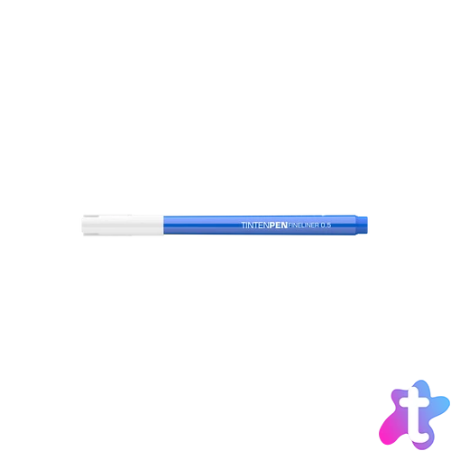 Rostirón, tűfilc vízbázisú, 0,5mm, kerek test, Tinten Pen Ico kék