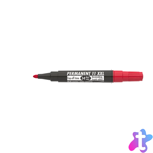 Alkoholos marker 3mm, kerek Ico 11XXL piros