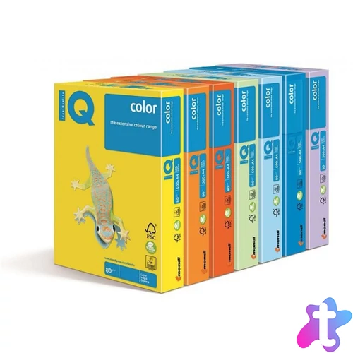Másolópapír, színes, A3, 80g. IQ AB48 500ív/csomag, intenzív vízkék