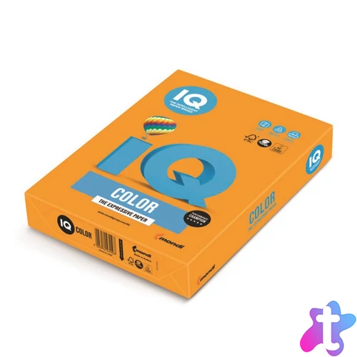 Másolópapír, színes, A3, 80g. IQ OR43 500ív/csomag, intenzív narancs