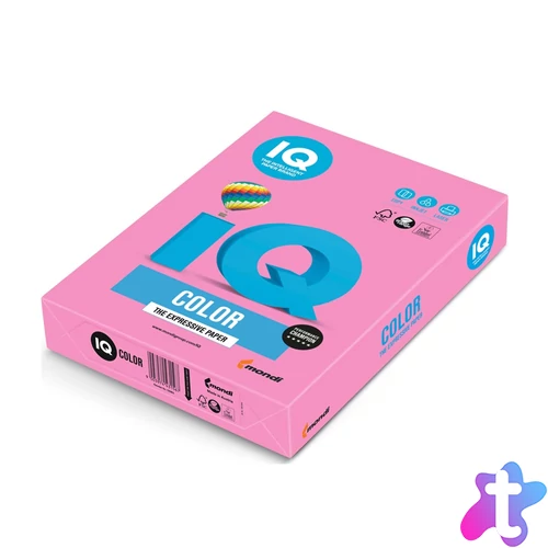 Másolópapír, színes, A3, 80g. IQ 500ív/csomag, neon rózsa