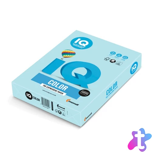 Másolópapír, színes, A3, 80g. IQ OBL70 500ív/csomag, pasztell jégkék