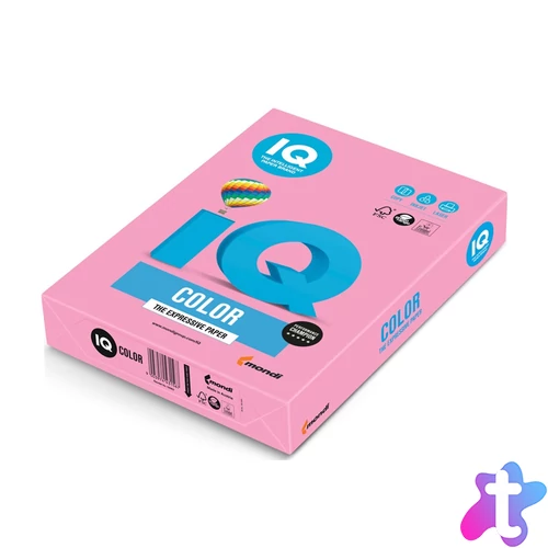 Másolópapír, színes, A3, 80g. IQ PI25 500ív/csomag, pasztell rózsa