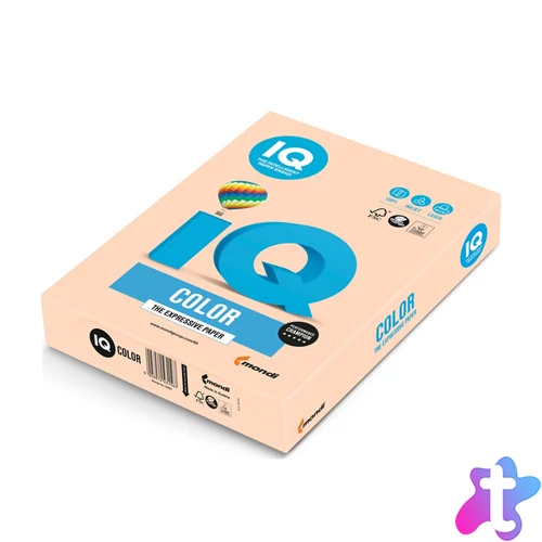 Másolópapír, színes, A3, 80g. IQ SA24 500ív/csomag, pasztell lazac
