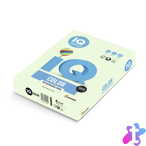 Másolópapír, színes, A4, 80g. IQ MG28 500ív/csomag, pasztell zöld (középzöld)