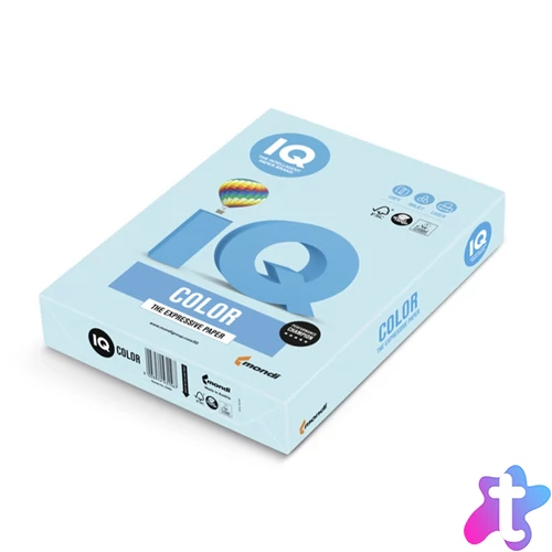 Másolópapír, színes, A4, 80g. IQ OBL70 500ív/csomag, pasztell jégkék