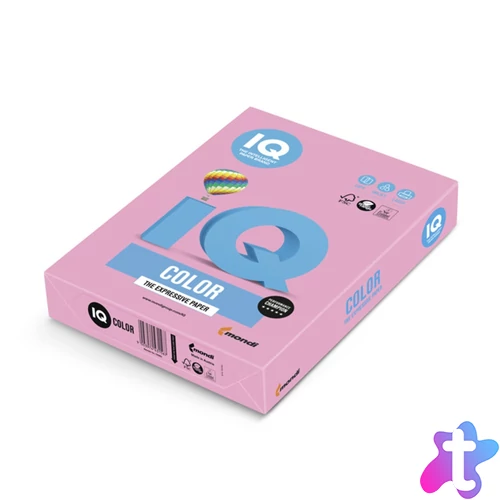 Másolópapír, színes, A4, 80g. IQ PI25 500ív/csomag, pasztell pink