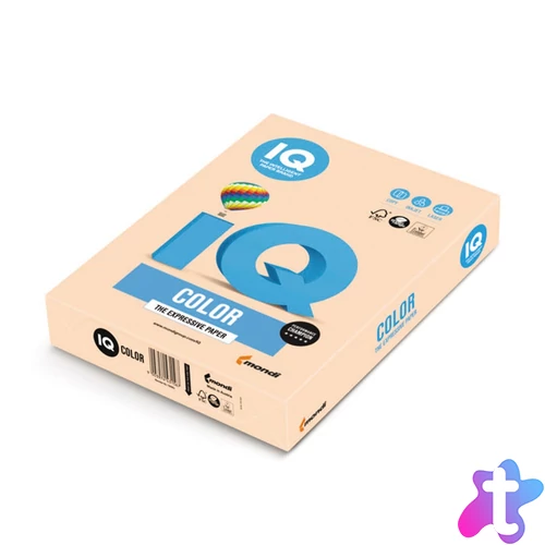 Másolópapír, színes, A4, 80g. IQ SA24 500ív/csomag, pasztell lazac