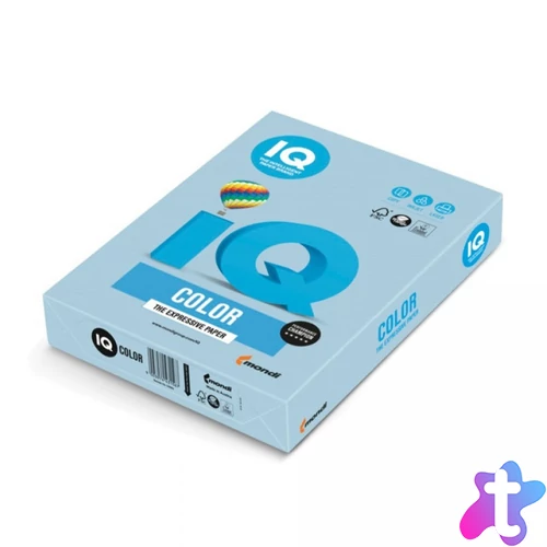 Másolópapír, színes, A4, 160g. IQ PBL29 250ív/csomag, pasztell kék