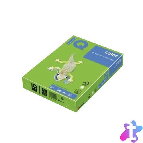 Másolópapír, színes, A4, 80g. IQ DG47 500ív/csomag, intenzív sötétzöld