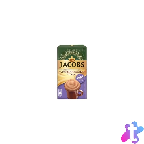 Kávé instant, 8 x 15,8g, Jacobs Cappuccino Milka 