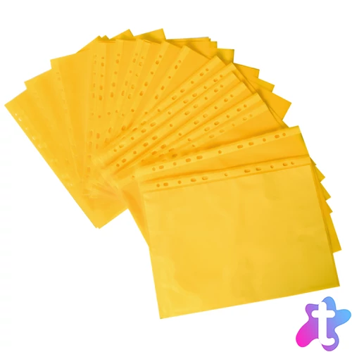 Genotherm lefűzhető A4, 50 micron, 25 db/csomag, sárga