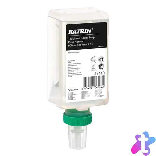 Habszappan 500 ml érintésmentes szenzoros adagolóba Pure Neutral illat Katrin Touchfree_48410