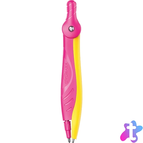 Körző betétes, bliszteres Keyroad Flow vegyes színek