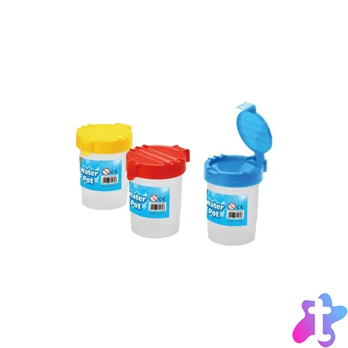 Ecset mosó pohár, ecsetál, Keyroad, vegyes színek