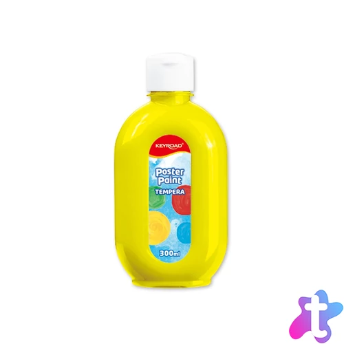 Tempera, 300 ml, Keyroad, sárga
