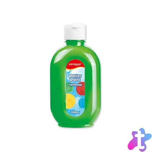 Tempera, 300 ml, Keyroad, zöld