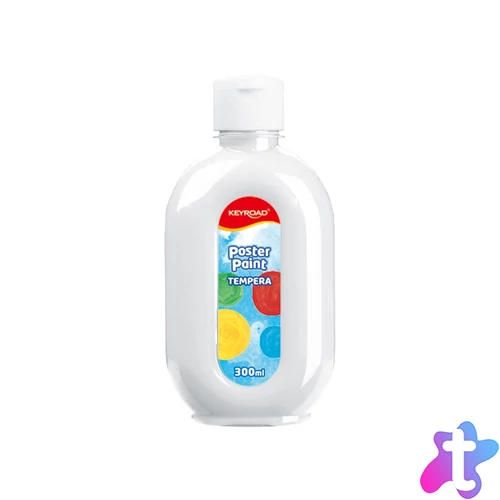 Tempera, 300 ml, Keyroad, fehér
