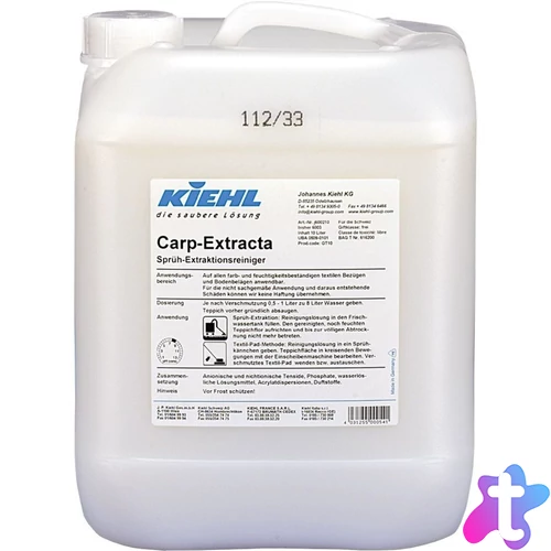 Szőnyegtisztító gépi 10 liter Carp-Extracta Kiehl