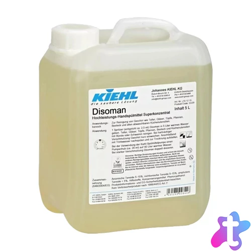 Mosogatószer koncentrátum 5 liter kézi Kiehl Disoman