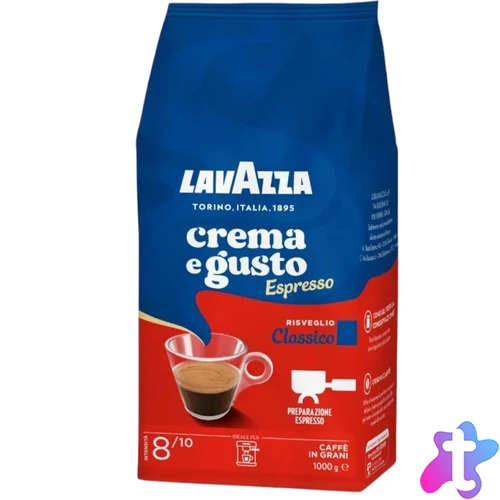Kávé szemes, 1000g, Lavazza Crema e Gusto Classico 