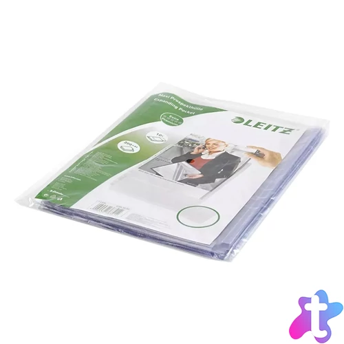 Genotherm lefűzhető, A4, 170 micron jumbo katalógustartó Leitz 10 db/csomag,