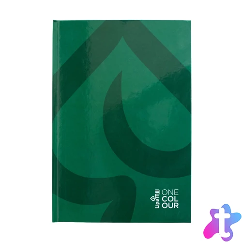 Beírókönyv A4, 192lap, keményfedeles egyszínű Lipa Mill kockás