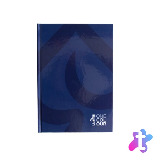 Beírókönyv A5, 96lap, keményfedeles egyszínű Lipa Mill kockás