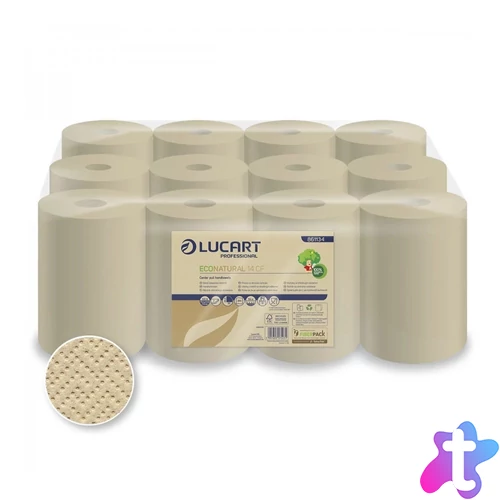 Kéztörlő 2 rétegű tekercses átmérő: 19 cm 150 m 6 tekercs/karton Eco 150 ID Lucart_861061E fehér