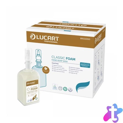 Habszappan utántöltő 1 liter Identity Classic Lucart_89111000